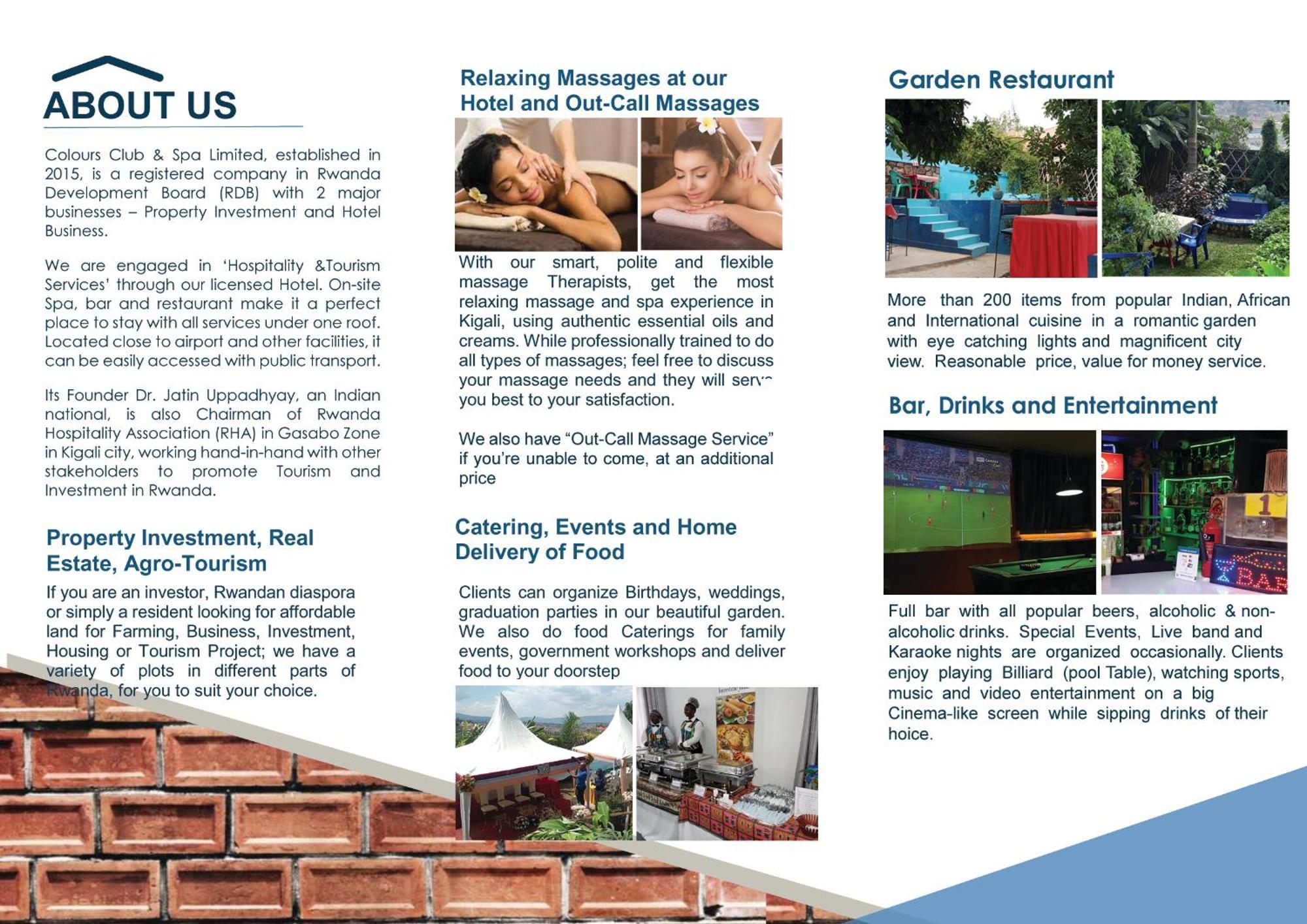 Colours Club And Spa Kigali Eksteriør billede